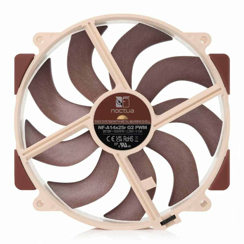 (image for) Noctua NF-A14x25r G2 PWM 12V 140mm Next Generation High Performance Fan